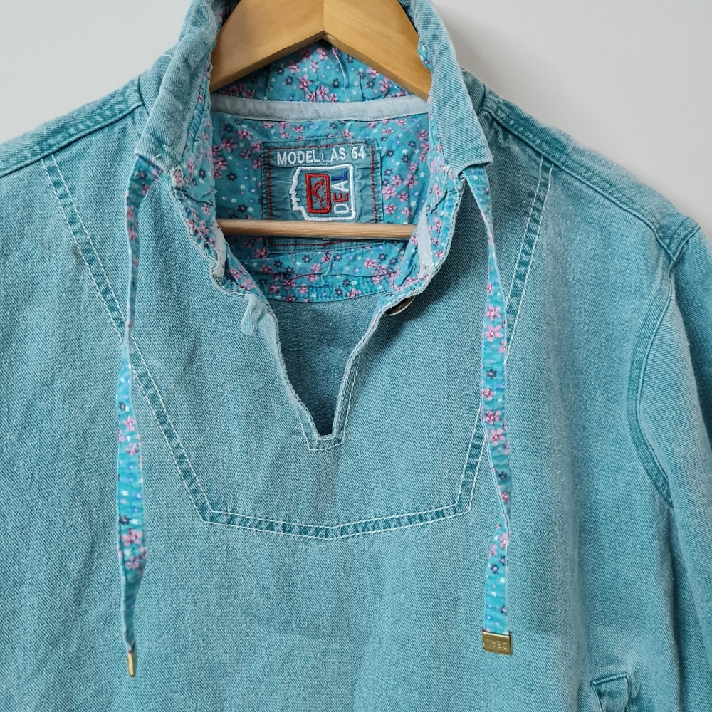 Denim shirt top - Picture 5 of 11